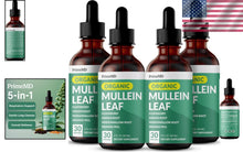 Load image into Gallery viewer, 5-in-1 Mullein Drops Tincture for Lung Support - 120 Servings Backed by Nature