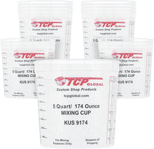 Load image into Gallery viewer, Versatile 174 Oz Mixing Cups - Perfect for Automotive Paints &amp; Crafts, 12 Count
