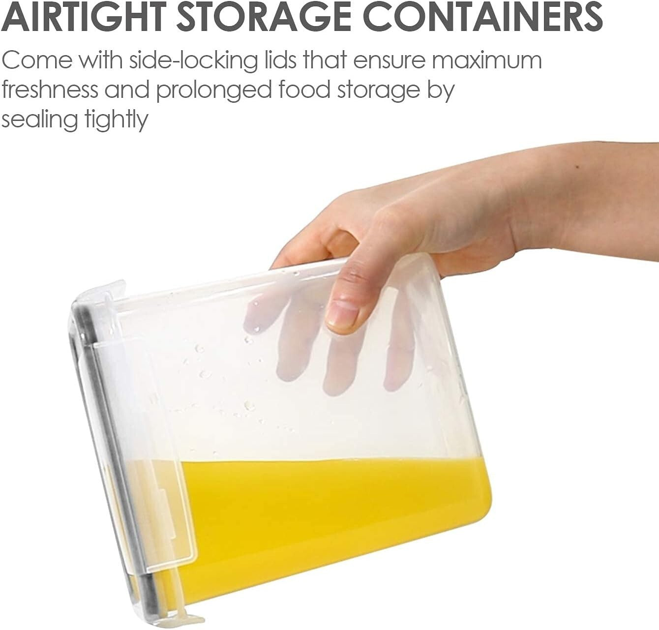 4 Size Combinations 32pcs Airtight Food Storage Containers - Keep Food Fresh