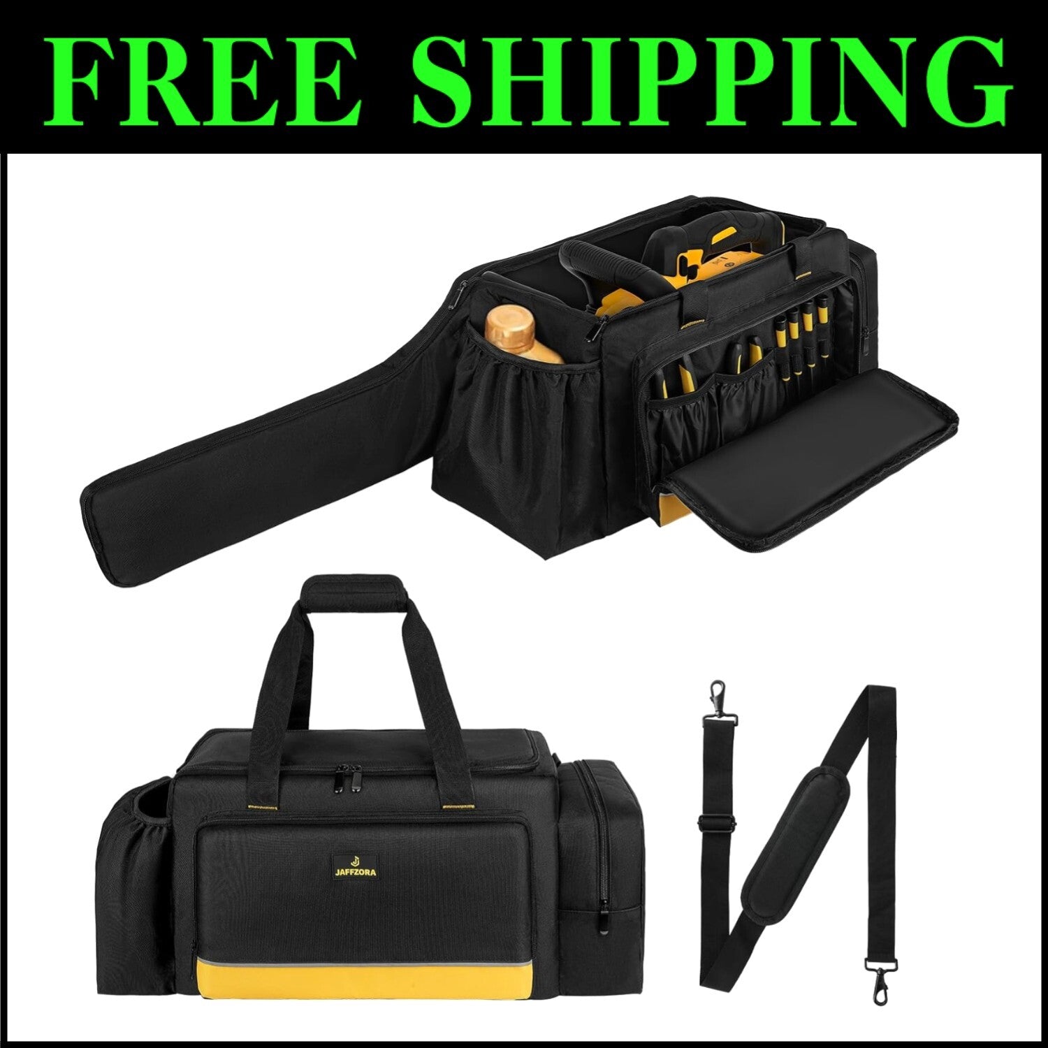 Versatile Hydro-Proof Chainsaw Storage Bag - Detachable Strap for Easy Carrying