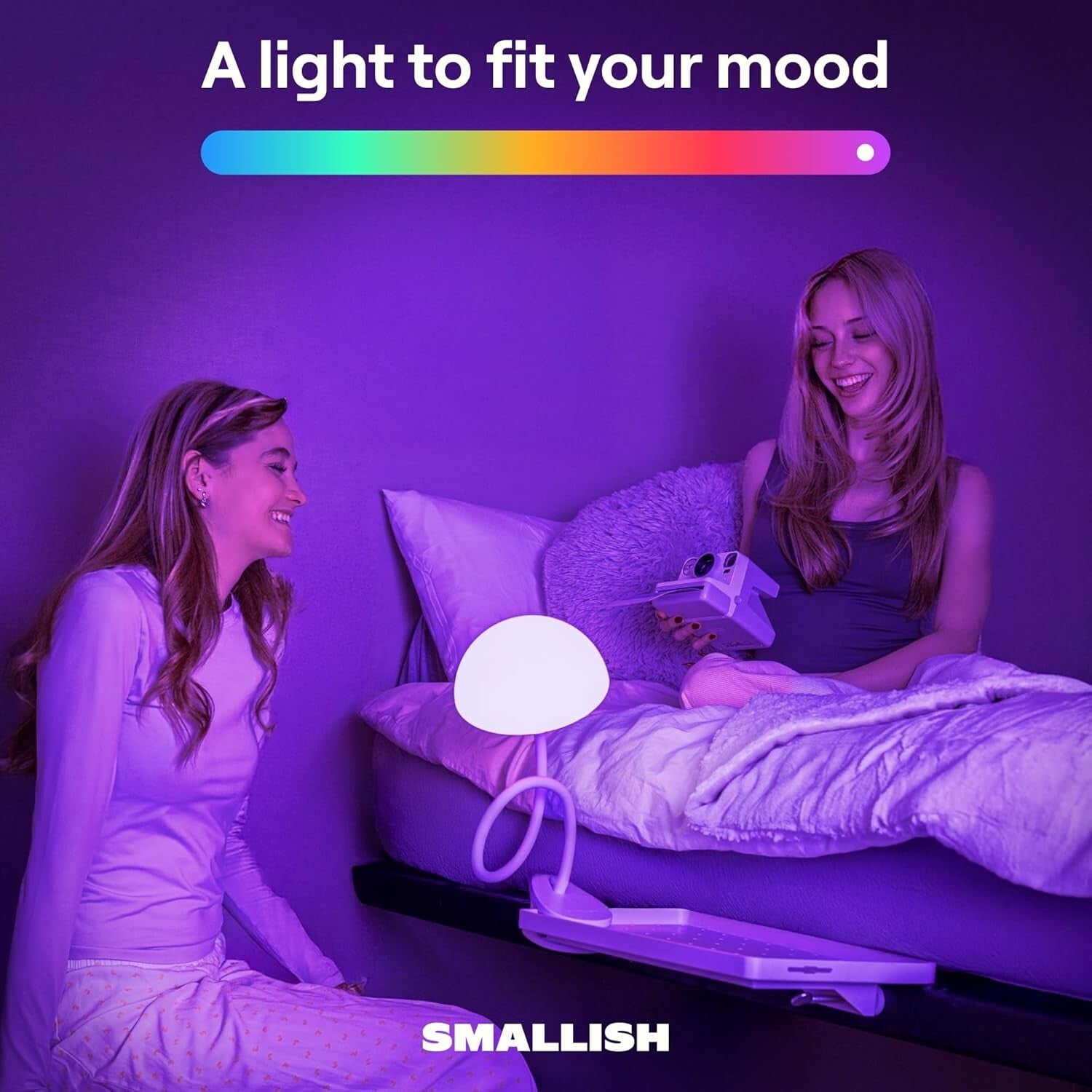 Cute and Compact Clip-On Light with Warm & Cool Settings – Perfect for Nurseries