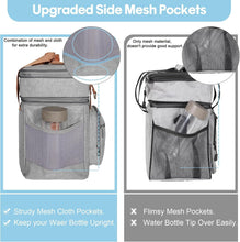 Load image into Gallery viewer, Versatile Grey Insulated Lunch Box with Leakproof Compartments for Active Adults