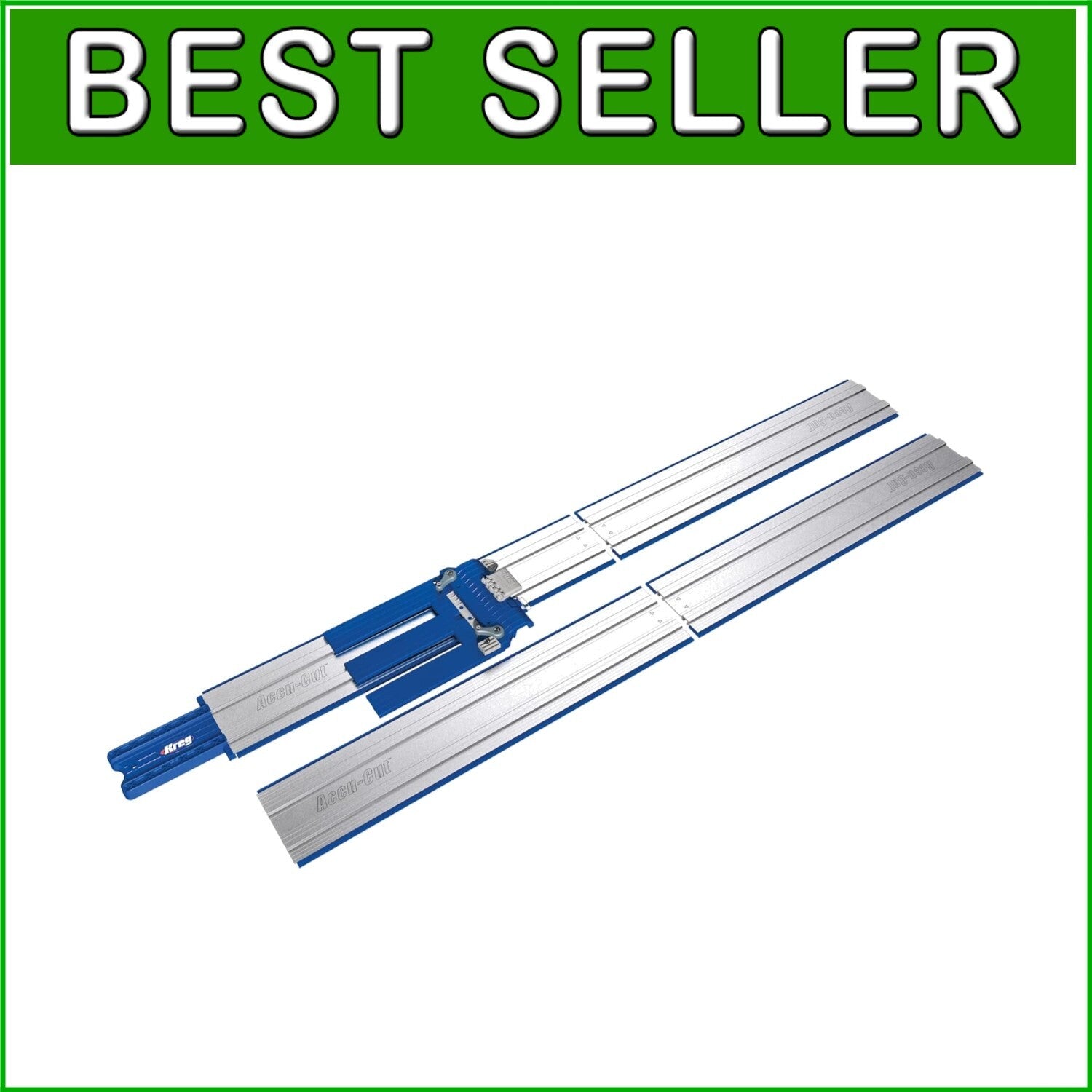 Versatile Track Saw Guide with 26.5" Aluminum Tracks - Ideal for Woodworking