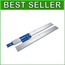 Load image into Gallery viewer, Versatile Track Saw Guide with 26.5" Aluminum Tracks - Ideal for Woodworking