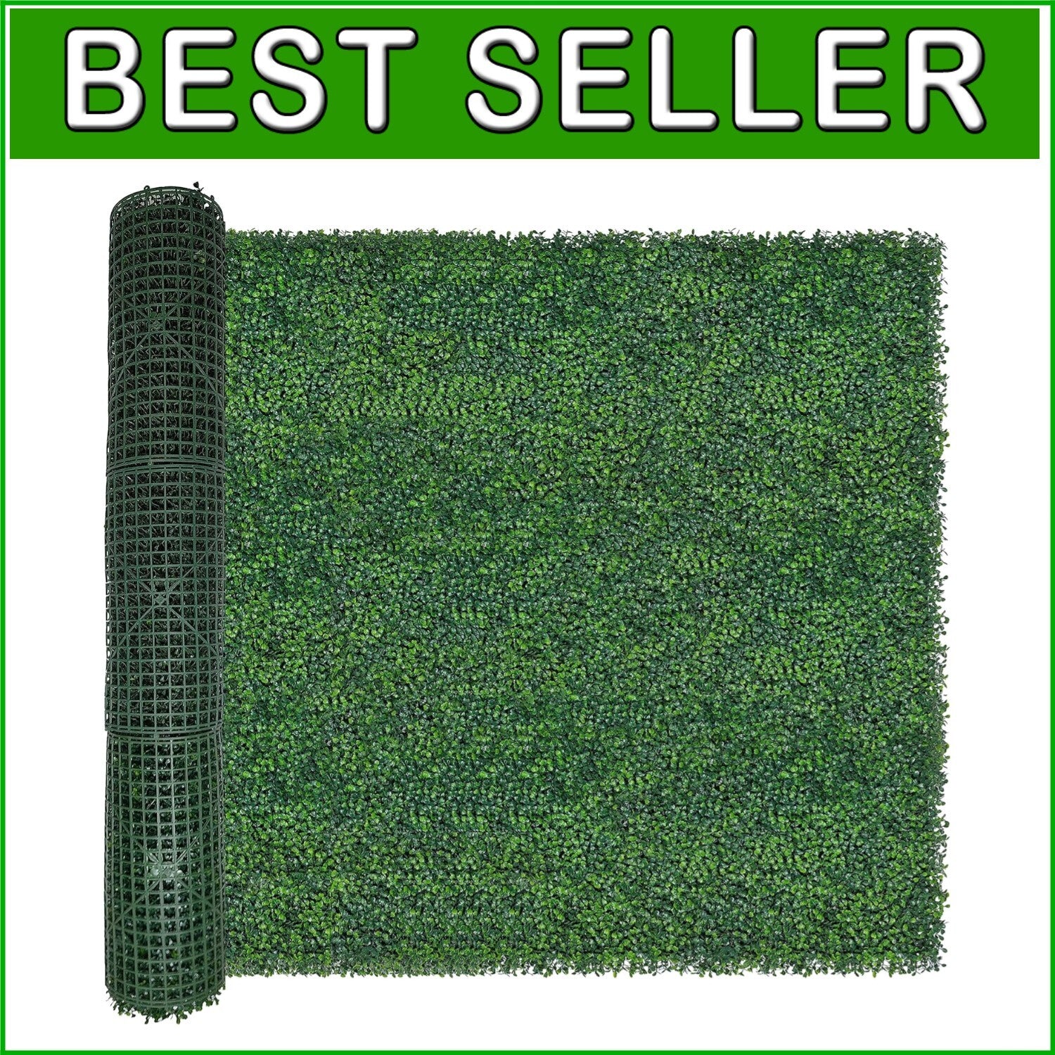 Artificial Boxwood Hedge Roll 48x120 for Beautiful Indoor/Outdoor Privacy