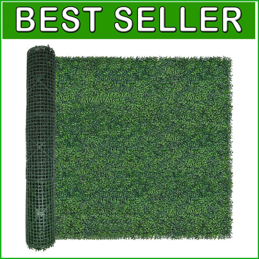 Artificial Boxwood Hedge Roll 48x120 for Beautiful Indoor/Outdoor Privacy