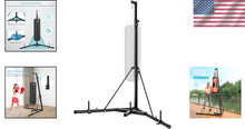 Load image into Gallery viewer, Foldable Boxing Bag Stand - Adjustable, Space-Saving &amp; Sturdy for Home Fitness