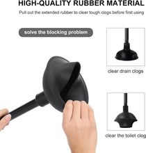 Load image into Gallery viewer, Strong-Suction Toilet Plunger &amp; Dense Brush Set for Effortless Bathroom Cleaning