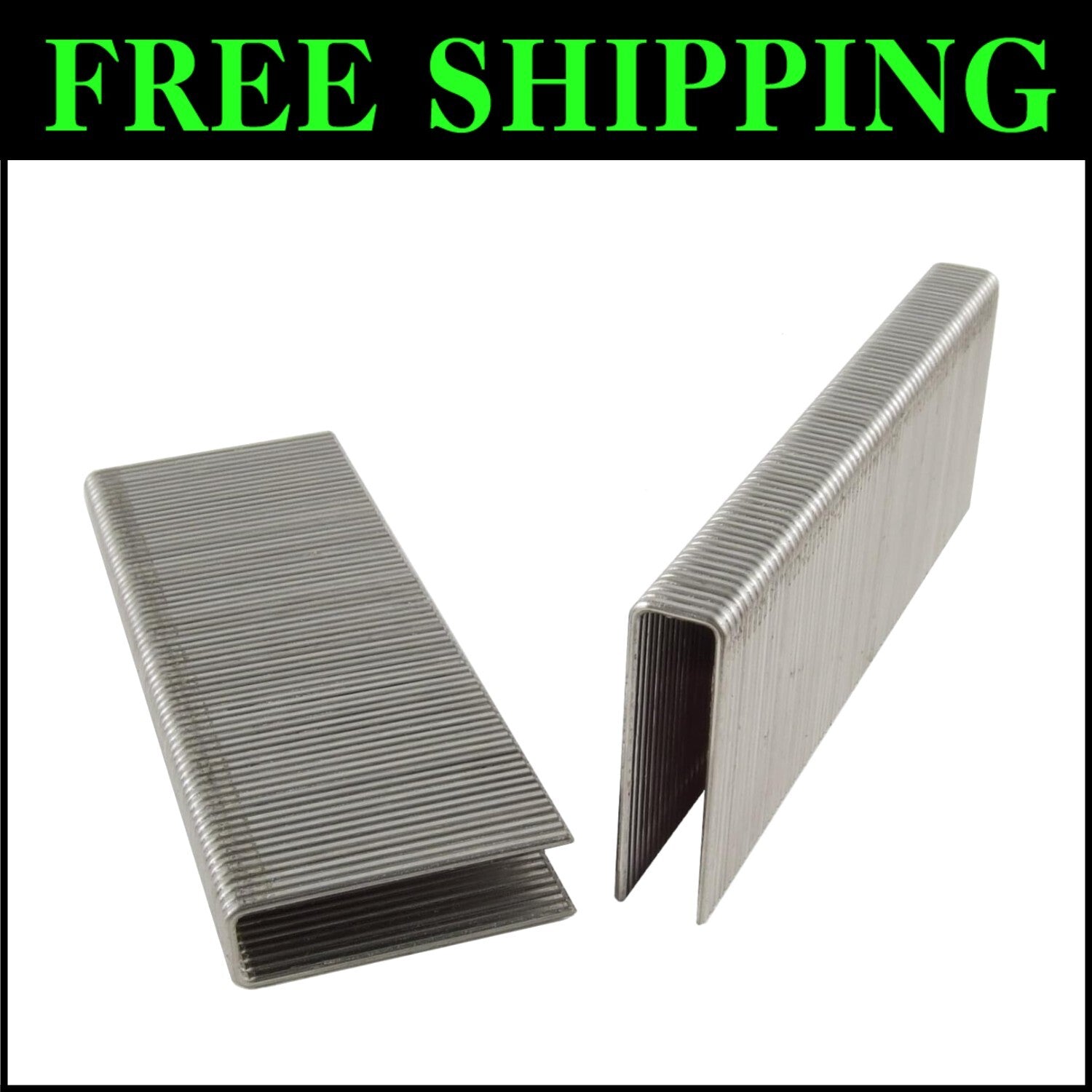 Heavy-Duty 16 Gauge Stainless Steel Staples - Ideal for Interior & Exterior Use