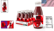 Load image into Gallery viewer, Natural Organic Pomegranate Juice - 12 Glass Bottles of 8.4 Oz Each, Gluten-Free