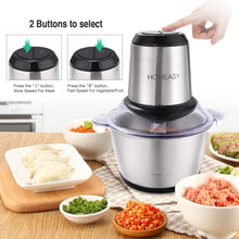 Load image into Gallery viewer, Stainless Steel 2L Meat Blender - 350W Electric Grinder with Easy Clean Features