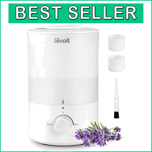 Effortless Refill Quiet Humidifier with Auto Shut Off for Safe Sleeping