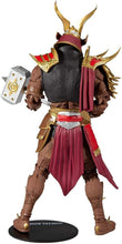 Load image into Gallery viewer, Collectible 7-Inch Shao Kahn Figure - Mortal Kombat Action Hero with Hammer