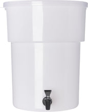 Load image into Gallery viewer, Stylish White Beverage Dispenser with Easy Pouring Spigot and Labeling System