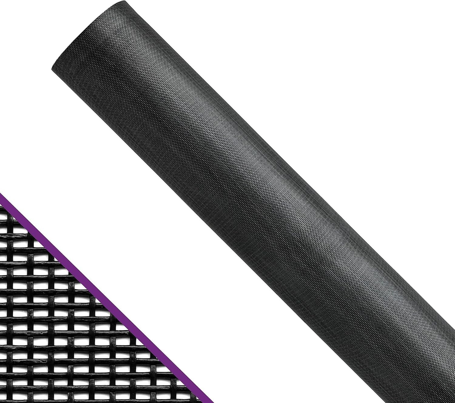 Saint-Gobain 48" x 100' Heavy-Duty Pet Screen - Flame Resistant & Tear Proof