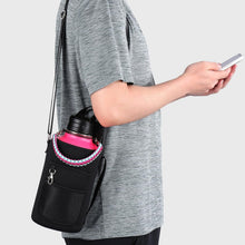 Load image into Gallery viewer, 24 oz Insulated Water Bottle with Handles &amp; Dual Lids for Adults - P-cool Summer