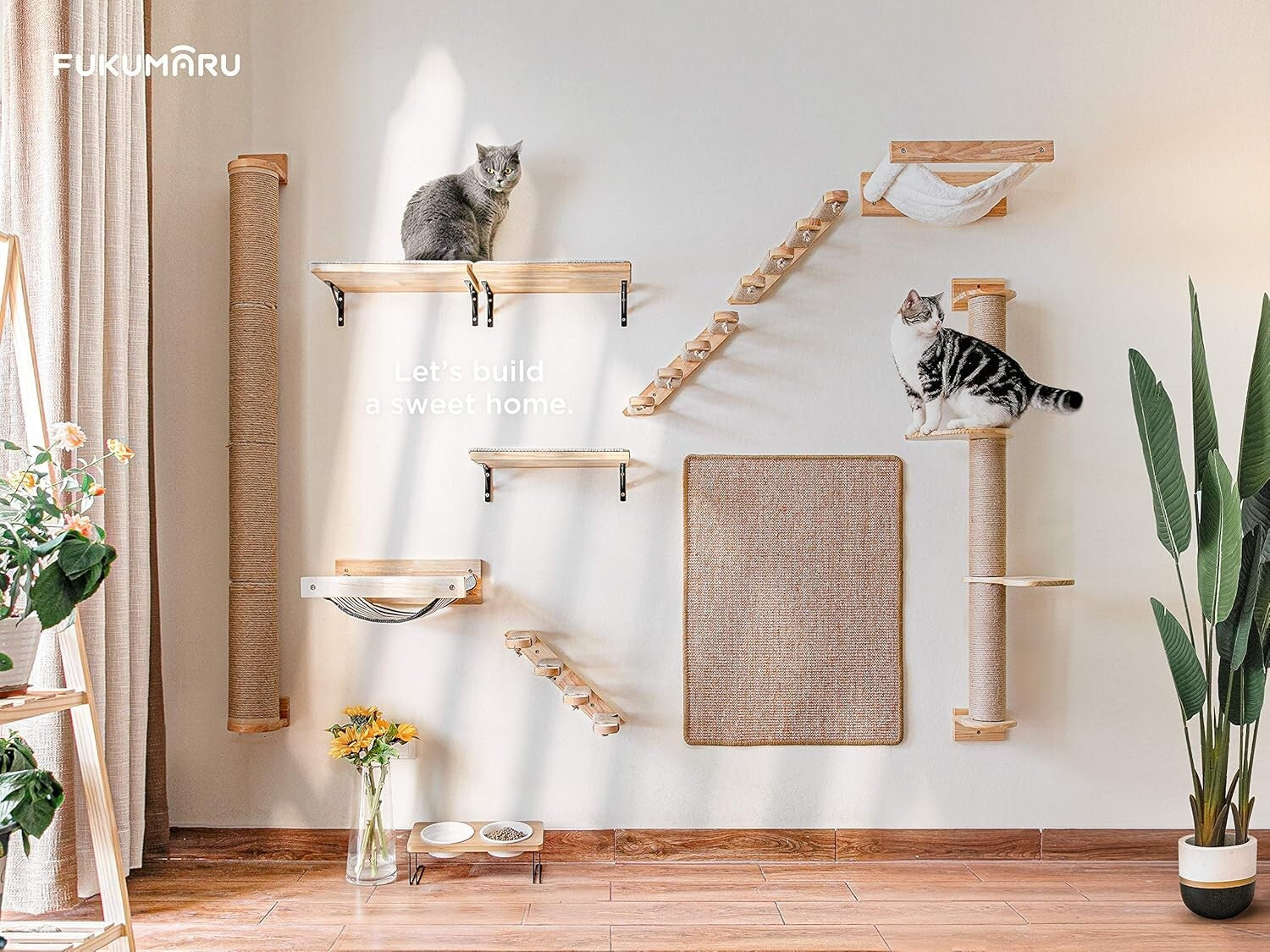 Anti-Skid Cat Scratch Mat - 23.6 x 31.5 Inch Sisal Rug for Furniture Protection