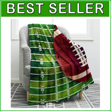 Load image into Gallery viewer, Versatile Football Blanket for Home and Travel - Lightweight &amp; Machine Washable