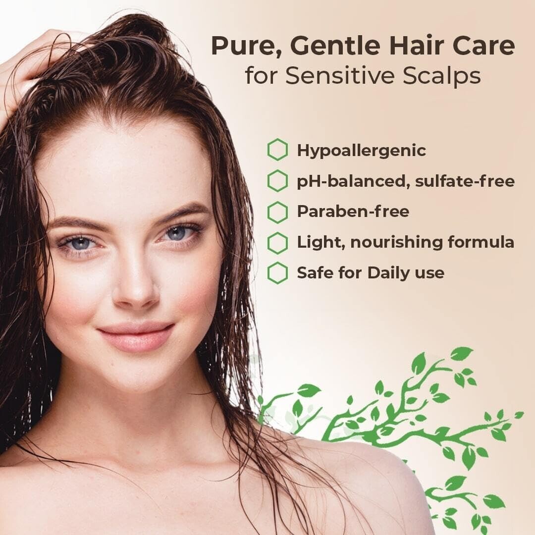 Hypoallergenic Anti-Dandruff Shampoo for Eczema & Psoriasis - Nourishing Relief
