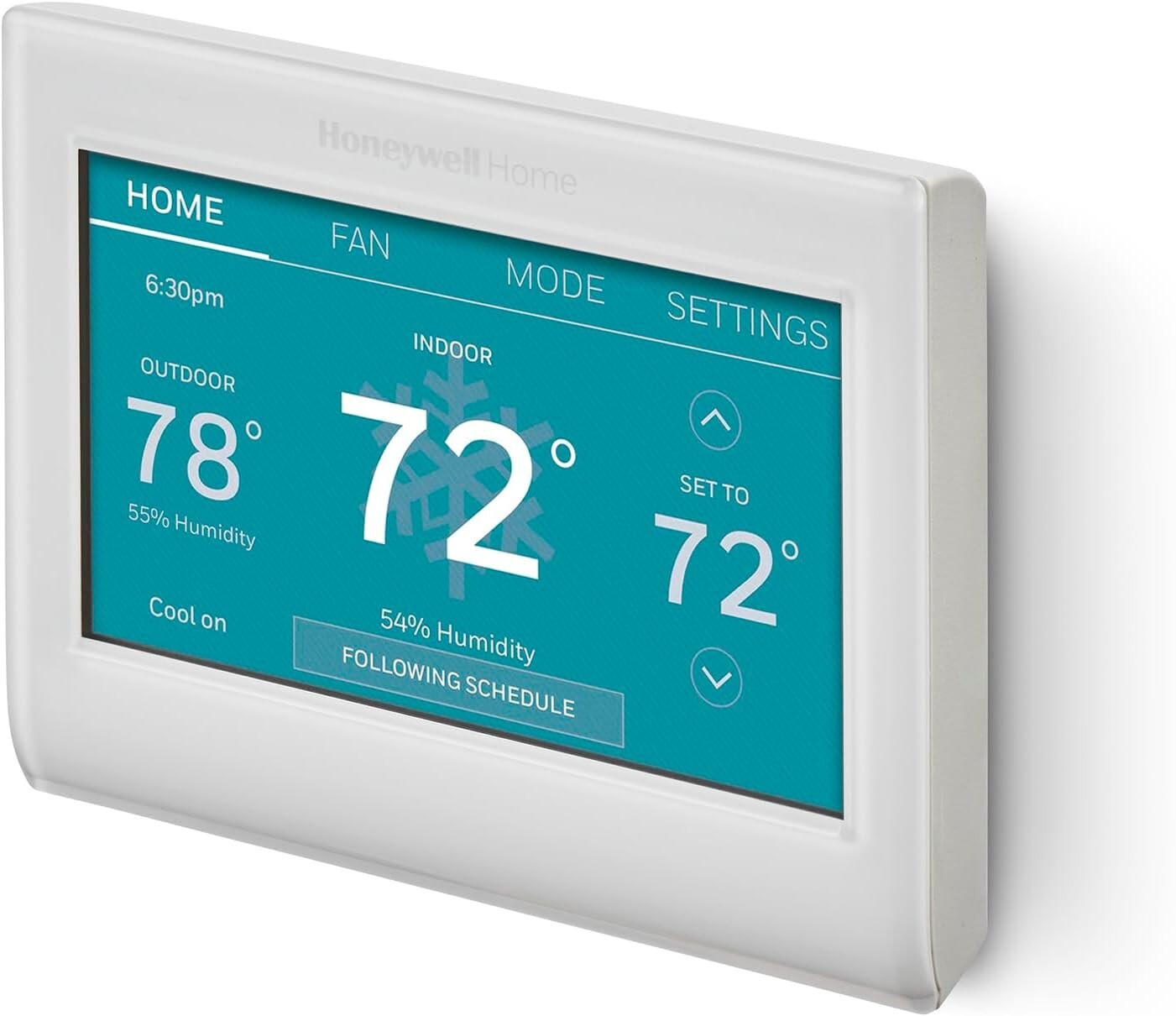 Wi-Fi Programmable Touch Screen Thermostat - Custom Colors, Smart Response Tech