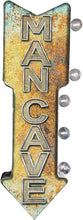Load image into Gallery viewer, Battery-Powered Double-Sided Man Cave LED Sign with Vintage Charm, 26”x8”