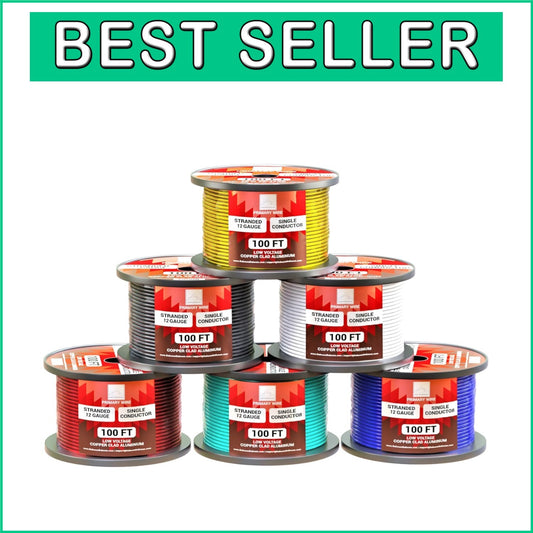 Versatile 12 Gauge Wire Combo - 600ft Total, Ideal for Home & Auto Applications