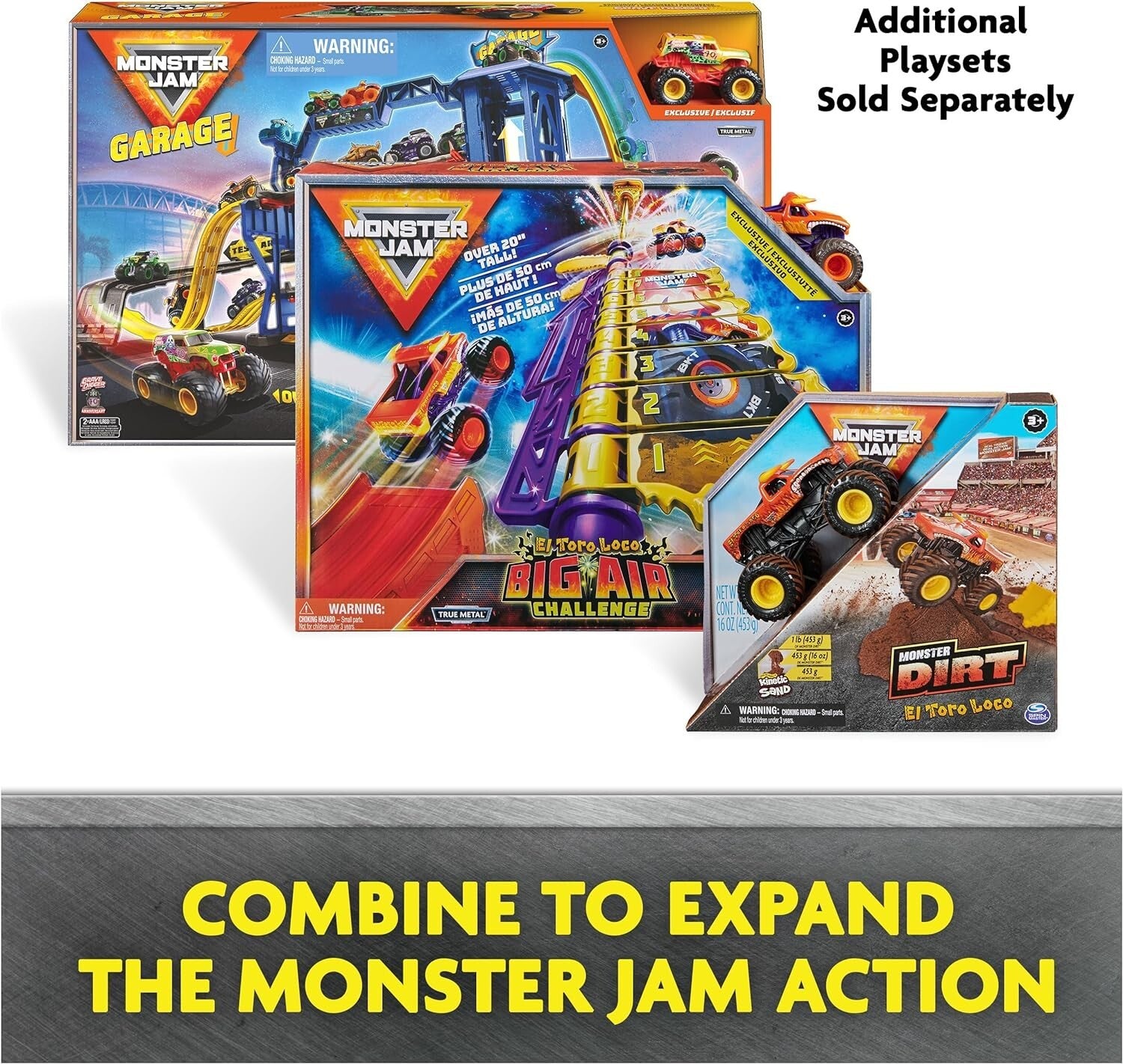 Die-Cast 12-Pack of Monster Trucks for Boys & Girls Ages 4+ - Amazon Exclusive