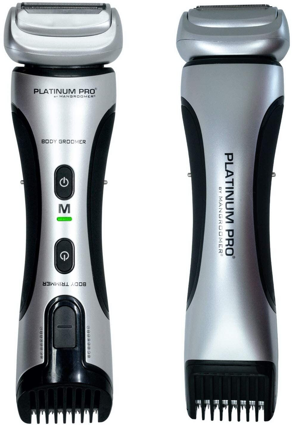 Rechargeable MANGROOMER Body Groomer for Manscaping & Grooming with Bonus Foil