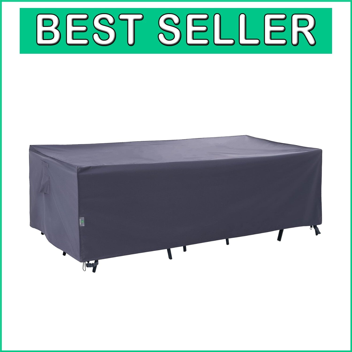 Adjustable Large Patio Furniture Cover - Heavy Duty Waterproof & Tear-Resistant