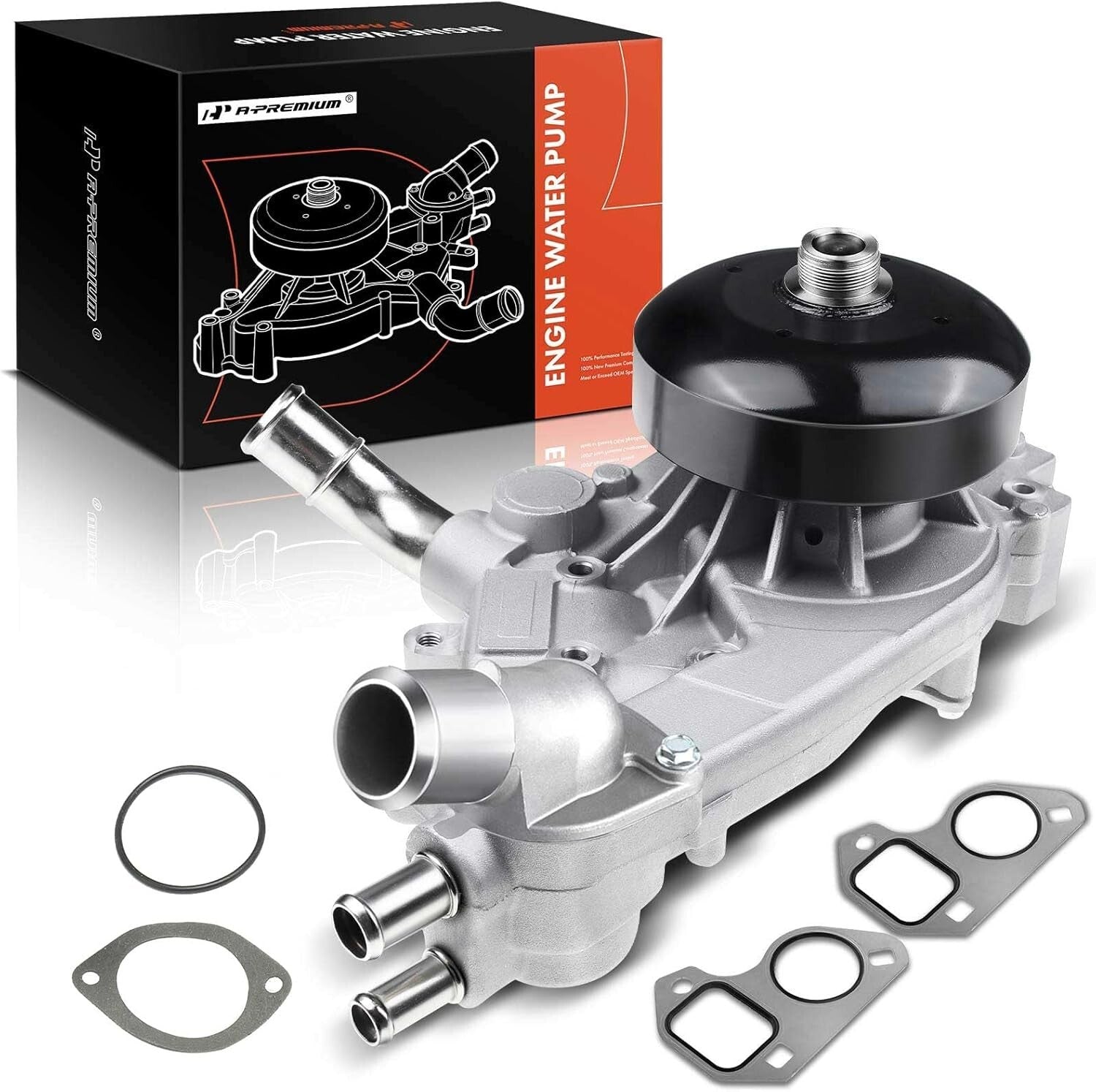 Engine Water Pump with Thermostat & Gasket for Chevy GMC Cadillac 4.8L-6.0L