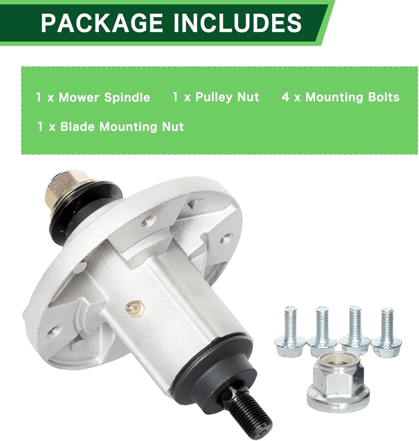 Durable Aluminum Spindle Assembly Replaces GY20454 for John Deere Tractors