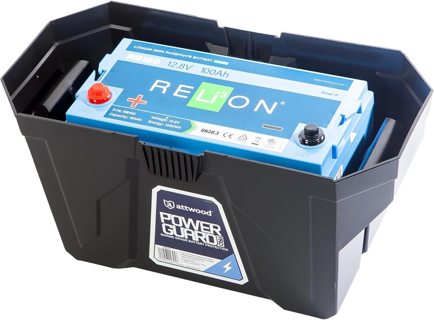 Pro Series Battery Box with Snap-Lock Lid – Ideal for Camping and Solar Power