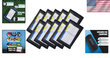 Load image into Gallery viewer, Versatile Adult Triple Wrist Coach - 10 Pack Wristbands for Football &amp; Baseball