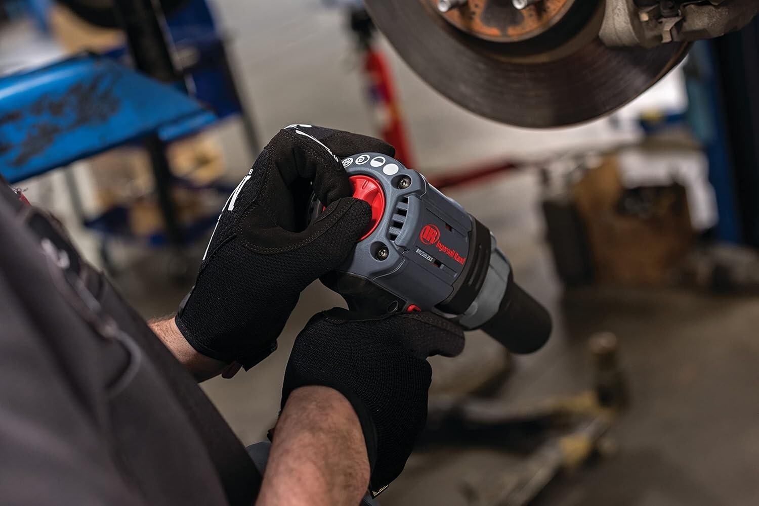 Compact 20V Impact Wrench - 1500 ft-lbs Torque, 2 Lithium Batteries & Charger