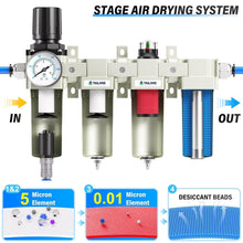 Load image into Gallery viewer, 4-Stage Industrial Air Drying System - 0-240 PSI Moisture Control Solution