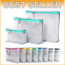 Load image into Gallery viewer, Stylish &amp; Durable Aqua Toiletry Bag Set - Perfect for All Your Travel Needs