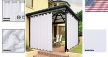Load image into Gallery viewer, Waterproof Outdoor Curtains for Heavy Privacy &amp; Sunlight Blocking - 110W x 84L