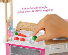 Load image into Gallery viewer, Barbie Chef Kitchen Playset - Lights, Sounds, and 5 Colors of Dough for Ages 4+