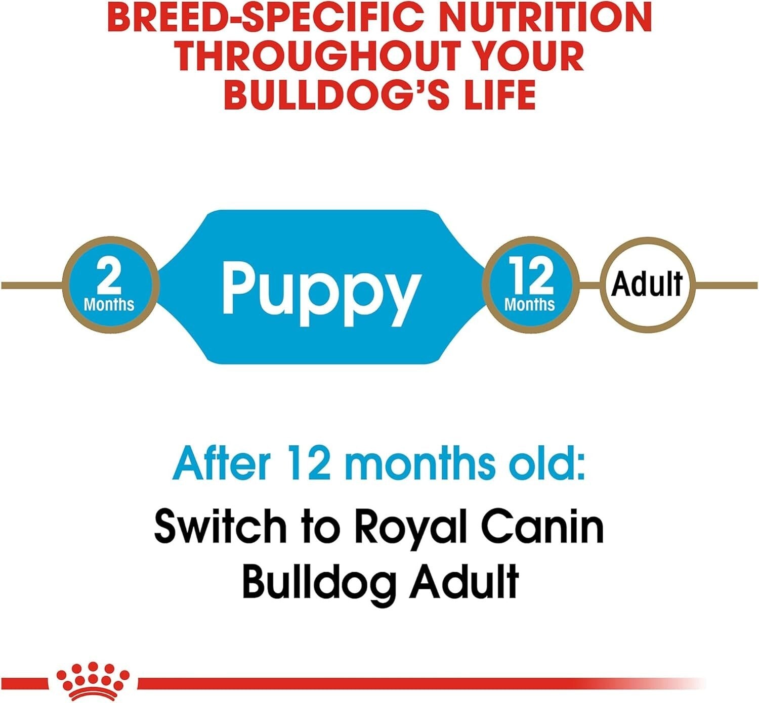 Bulldog Puppy Dry Dog Food - Specialized Nutrition for Purebred Bulldogs, 30 lb