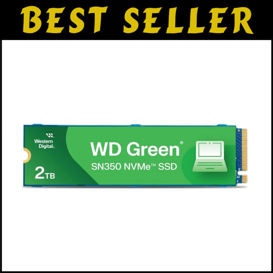 2TB WD SN350 NVMe Solid State Drive - 3200MB/s Speed - Ideal for Gaming