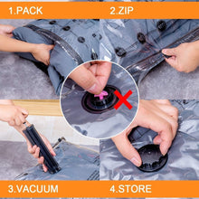 Load image into Gallery viewer, Space-Saving 24 Vacuum Storage Bags with Electric Pump - 80% Space Reduction