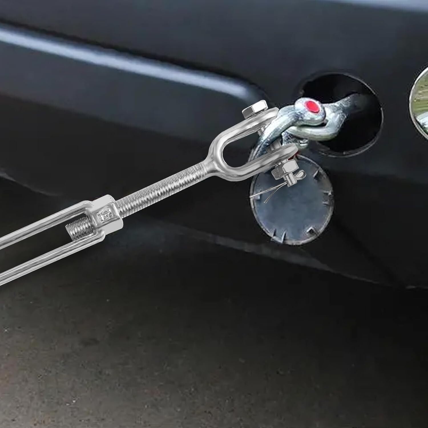 2-Pack Heavy Duty Turnbuckle 5/8" x 9" - 3500 lbs Load Limit, Weather Resistant