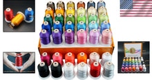 Load image into Gallery viewer, 42 Spools 1000M Polyester Embroidery Thread Kit for Professionals &amp; Beginners