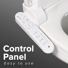 Load image into Gallery viewer, Elongated Smart Bidet Toilet Seat with Heated Comfort &amp; Adjustable Wash Controls