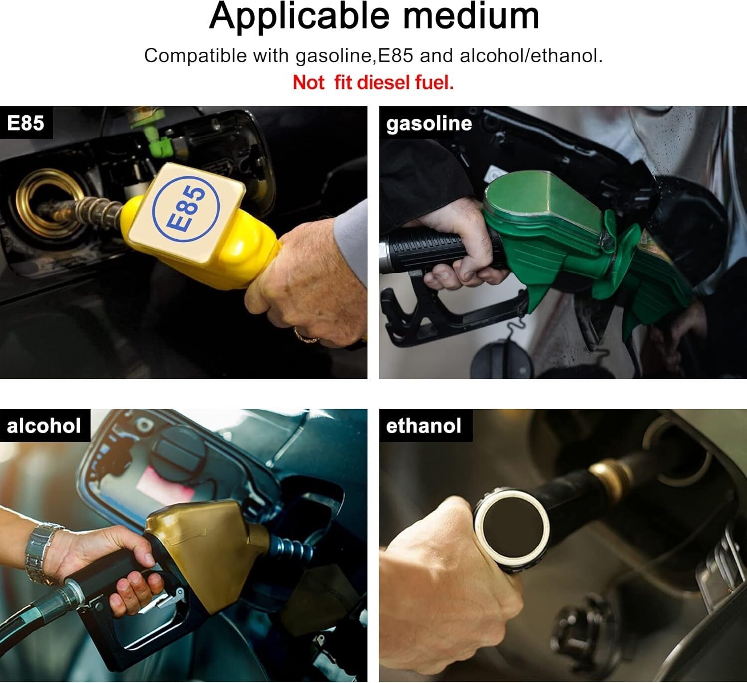 Dual Compatibility 6AN EFI Bypass Fuel Regulator - 30 to 70 PSI Adjustable