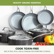 Load image into Gallery viewer, Valencia Pro 11-Piece Ceramic Nonstick Cookware Set - Induction &amp; Oven Safe