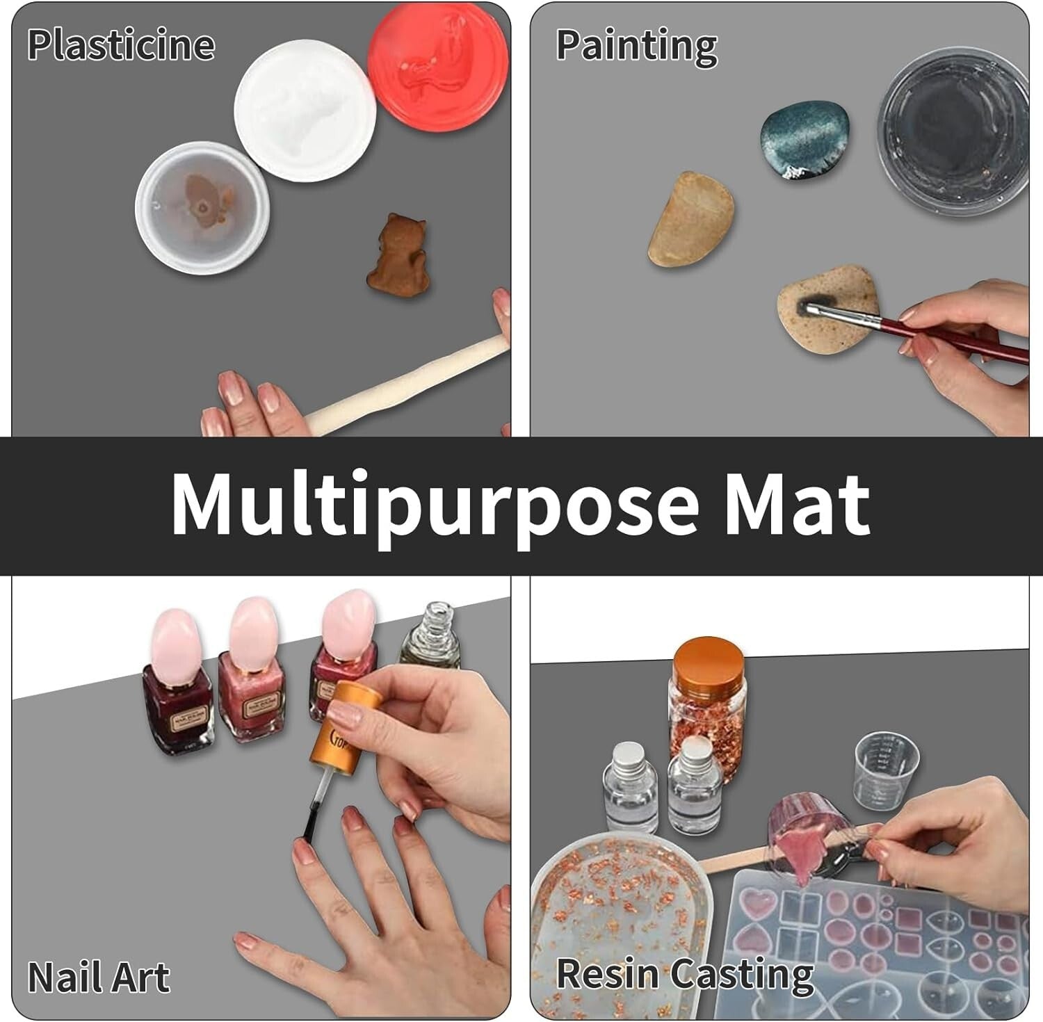 Extra Large Non-Slip Silicone Mat 78.7"x23.6" - Heat Resistant Kitchen Protector