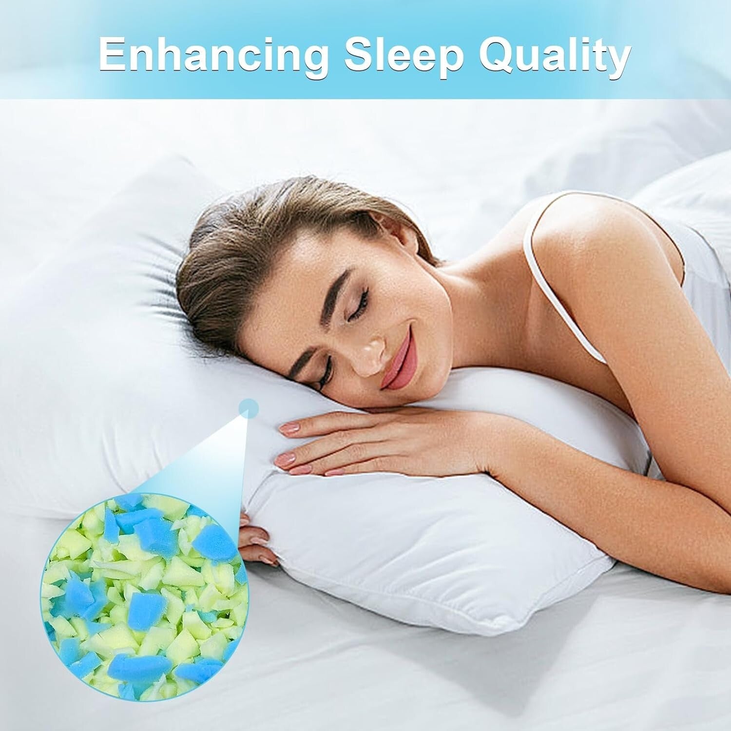 Soft and Safe 40LBS Memory Foam Bean Bag Refill - Ideal for Indoor and Outdoor