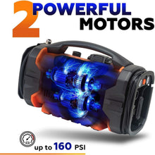 Load image into Gallery viewer, Compact Tire Inflator &amp; Deflator with 20V Lithium Battery - Emergency Ready