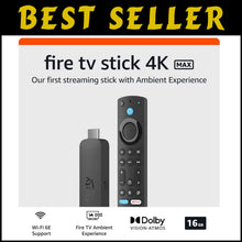 Load image into Gallery viewer, Experience 1.5 Million+ Titles: Fire TV Stick 4K Max with Dolby Audio &amp; Control